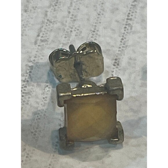 18" SAQ Avon Bali Bliss Necklace/Earrings Faux Citrine Faceted Lucite Yellow - Picture 8 of 10